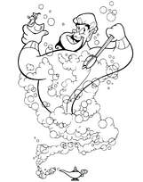 coloriage le genie d